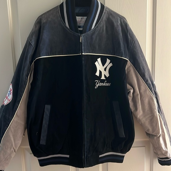 Vintage Rare New York Yankees Leather Jacket - Picture 1 of 10